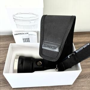 Astrolux MF02S V2 SBT90.2 6500LM 1732m Long Throw Strong LED Flashlight Black